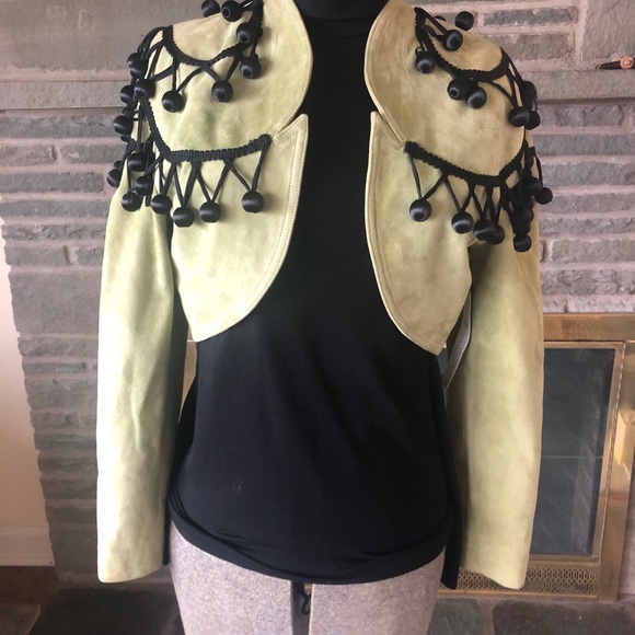 Jean-Claude Jitrois Suede Bolero Jacket - Picture 5 of 13